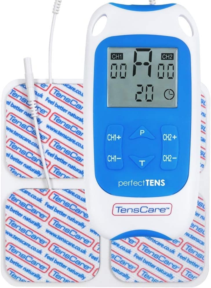 TensCare - Perfect Tens, Pain Relief Device, 16 Modes, Dual Channel, Easy to Use and Effective Therapy for Chronic Pain