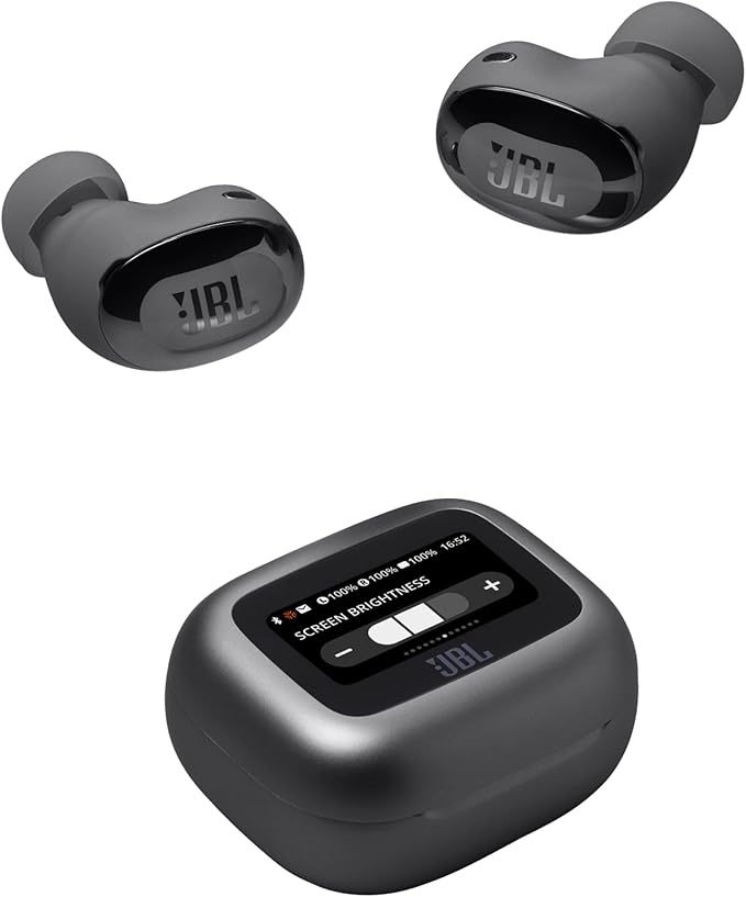 JBL Live Buds 3 Wireless Bluetooth Earbuds, Up to 40 Hours of Battery Life, Active Noise Reduction, High Fidelity JBL Signature Sound, IP55 Waterproof, Black - Image 1