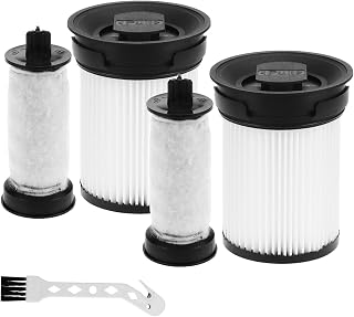 QWORK® Lot de 2 filtres de rechange lavables compatible avec Miele TriFlex HX1 - Image 1
