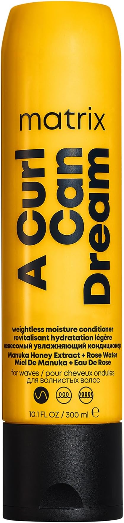 MATRIX, Light Moisturizing Conditioner for Wavy to Curly Hair, Moisturizes & Defines Waves, A Curl Can Dream Wave, 300ml - Image 1