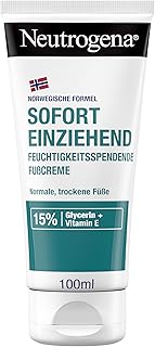 Neutrogena Formule norvégienne - Crème hydratante pour les pieds norvégiens - 100 ml - Pour pieds normaux et secs - Avec 15% de glycérine et de vitamine E (Lot de 2) - Image 1