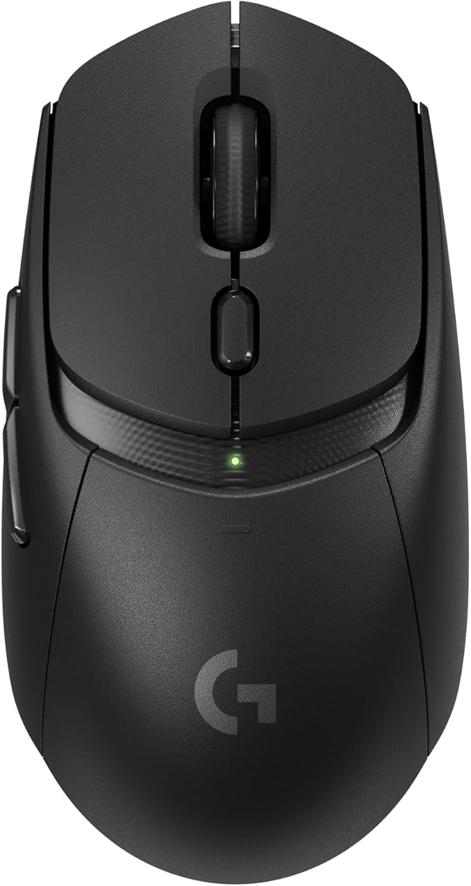 Logitech G309 Lightspeed Wireless Gaming Mouse, Lightweight, LIGHTFORCE Hybrid Switches, Hero 25K Sensor, Battery Life >300 Hours with AA Battery, 6 Programmable Buttons, PC/Mac - Black - Image 1