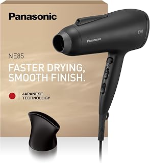 EH-NE85-K825 Fast Dry Series Ionic Hair Dryer, Diffuser, Air Boost and Concentrator Nozzle, Heat Protection Mode, 2300W Ion Technology, Easy Clean Filter, Black - Image 1