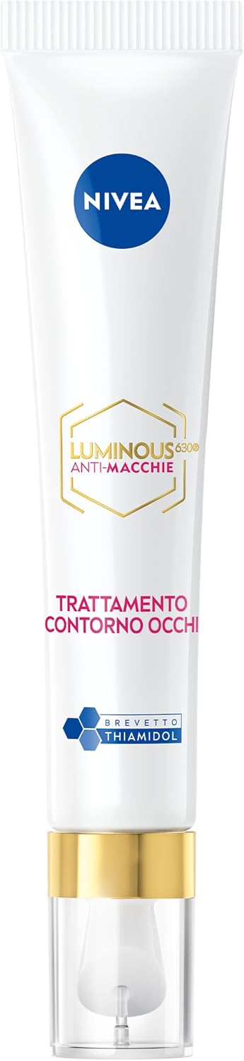 NIVEA Cellular Luminous630 Crème Anti-Taches Yeux 15 ml Contour des Rides, Taches et Cernes, Acide Hyaluronique et Luminous630 pour un look détendu - Image 1