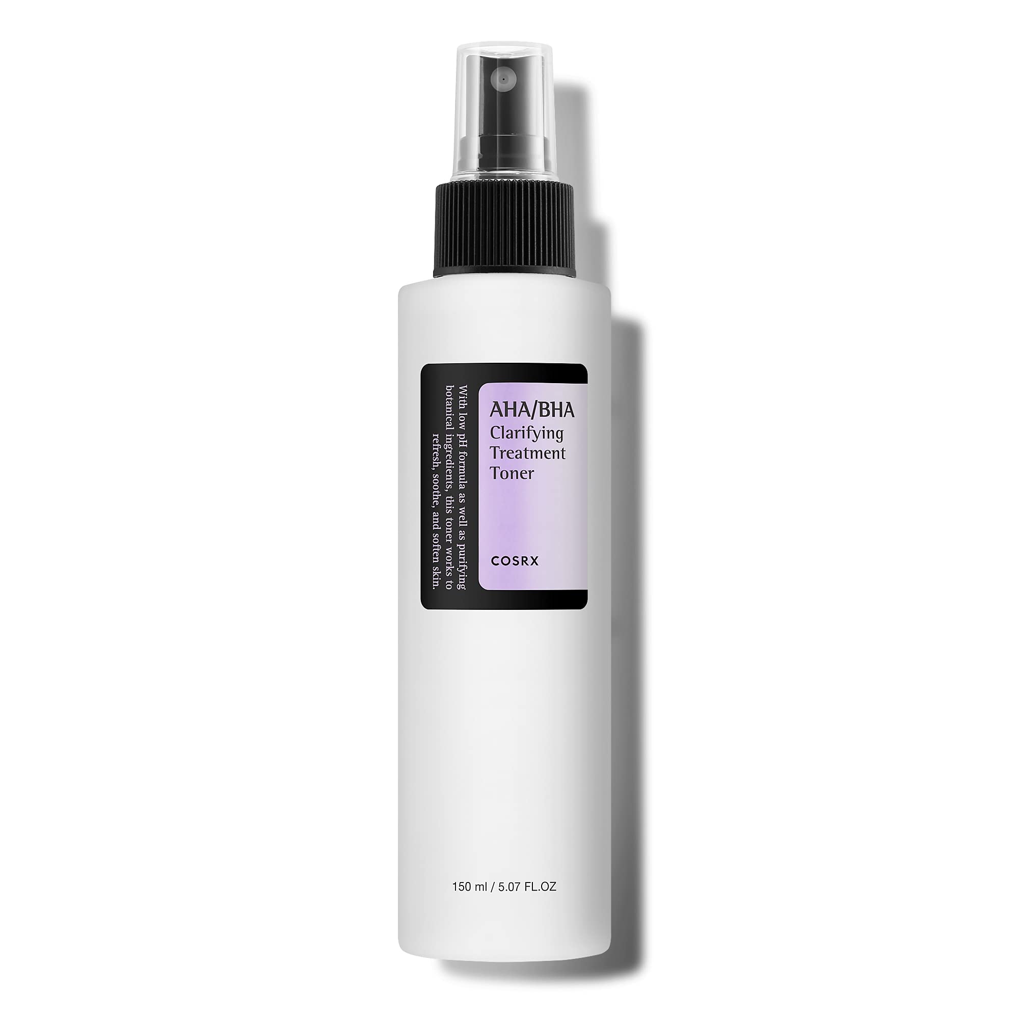 Cosrx AHA/BHA Clarifying Treatment Toner | Exfoliating Facial Toner Toner for Whiteheads, Pores and Uneven Skin | 150 ml / 5.07 fl.oz - Image 1