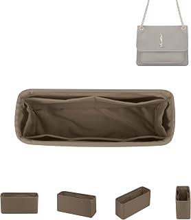 DGAZ Soie Organisateur de sac à main pour YSL Niki S/M/L, Organisateur de sac à main et de fourre-tout de luxe (Niki M, Etoupe) - Image 1