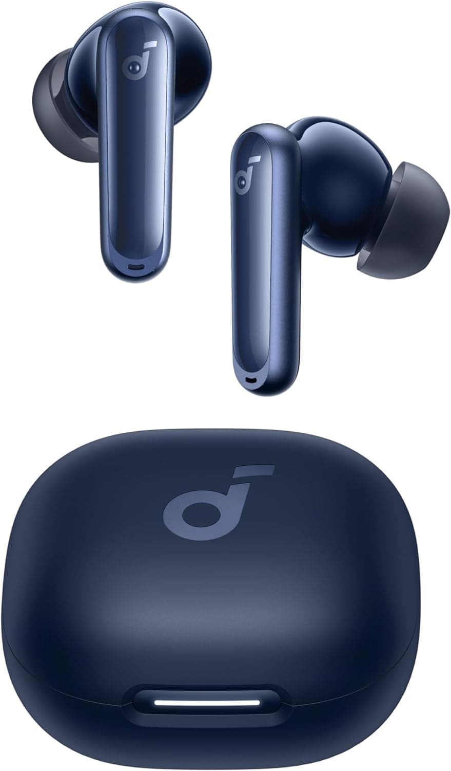 Soundcore P40i by Anker, écouteurs sans Fil à réduction de Bruit Adaptable, Basses puissantes, 60 Heures d'autonomie, 2-1 étui et Support de téléphone, IPX5, Bluetooth 5.3 (Reconditionné)