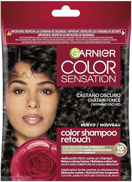 Garnier Color Shampoo Retouch Coloration Semi-Permanente Châtain Foncé - Image 1