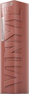 Maybelline New York - Rouge à Lèvres Liquide - Effet Vinyl Brillant - Longue Tenue - SuperStay Vinyl Ink Nude Shock - Teinte : Punchy (120) - Image 1