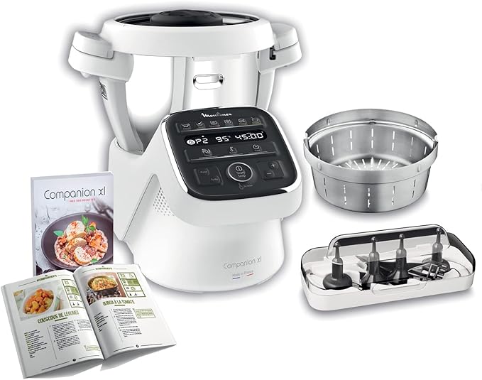 MOULINEX COMPANION XL Multifunctional Robot Cooker Bowl 4.5L 12 Programs Auto Soups Gazpacho Kitchen Robot Mixer Chopper Kneader 1550W HF80CB10 - Image 1