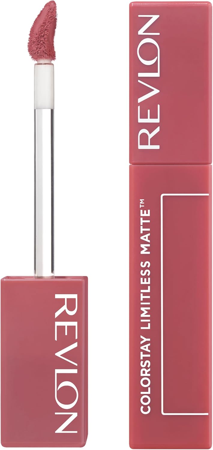 Revlon Rouge à Lèvres, ColorStay Limitless Matte Rouge à Lèvres liquide, Formule Vegan, Sans bavure, Longue tenue, Léger et Confortable, Waterproof, 006 Manifest, 5 ml - Image 1