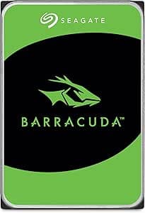 Seagate Barracuda 24TB Internal Hard Drive, 7200 U/Min, 512MB Cache, SATA 6Gb/s, 3.5" (ST24000DM001)