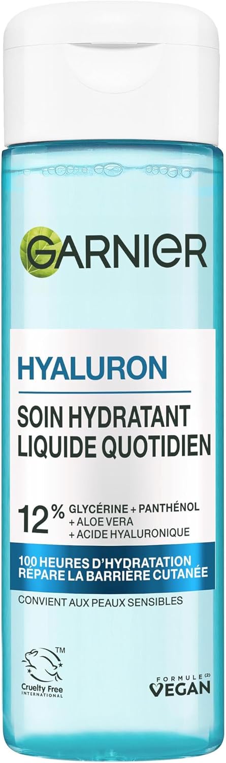 GARNIER Hyaluron Barrier Repair - Soin Visage - Hydrate & Répare - 100H D'Hydratation - Glycérine, Acide Hyaluronique & Aloe Vera - Vegan & Cruelty Free - Peaux Déshydratées - Homme/Femme - 120 ml - Image 1