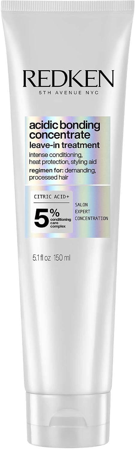 REDKEN - Soin Sans Rinçage Réparateur & Thermo-Protecteur pour Cheveux Abîmés à Très Abîmés - Transformation Capillaire Immédiate - Soin Bonding À L’Acide Citrique - Acidic Bonding Concentrate - Image 1