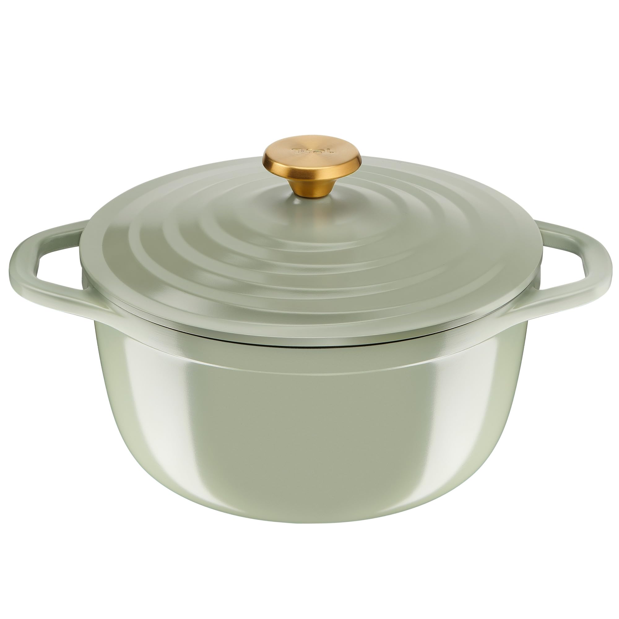 Tefal Cast aluminium casserole 24 cm, 4-5 persons, Induction, Lightweight cast aluminium, Easy cleaning, Ceramic coating, Condensation lid, Oven, Air Soft Light E2664625 - Image 1