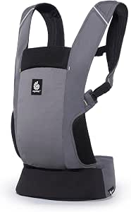Ergobaby Travel Baby Carrier - Baby Carrier - Ventral and Back Carrier for Babies and Toddlers (5.4-16.9 kg), Graphite Grey - Image 1