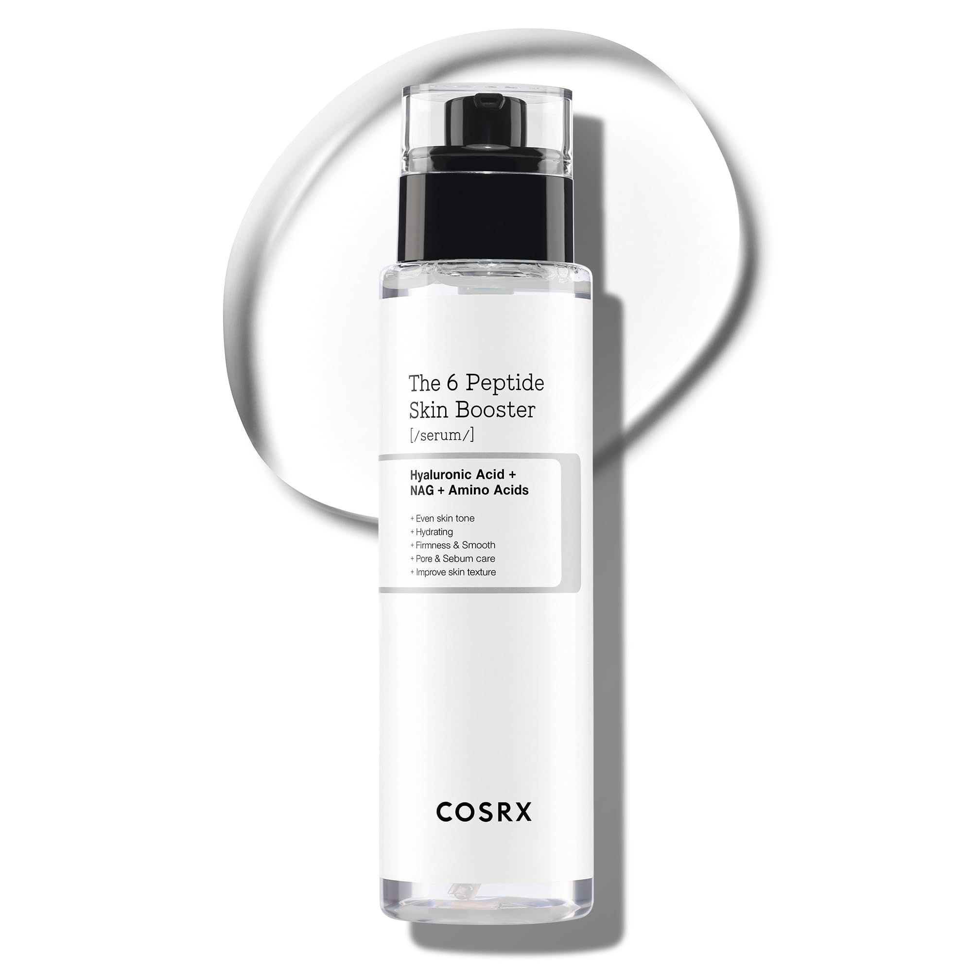 COSRX 6 Peptide Collagen Booster Toner Serum, Facial Essence Boosting Skin Renewal, Niacinamide & Hyaluronic Acid for All Skin Types, Korean Skin Care 150ml (Pack of 1) - Image 1