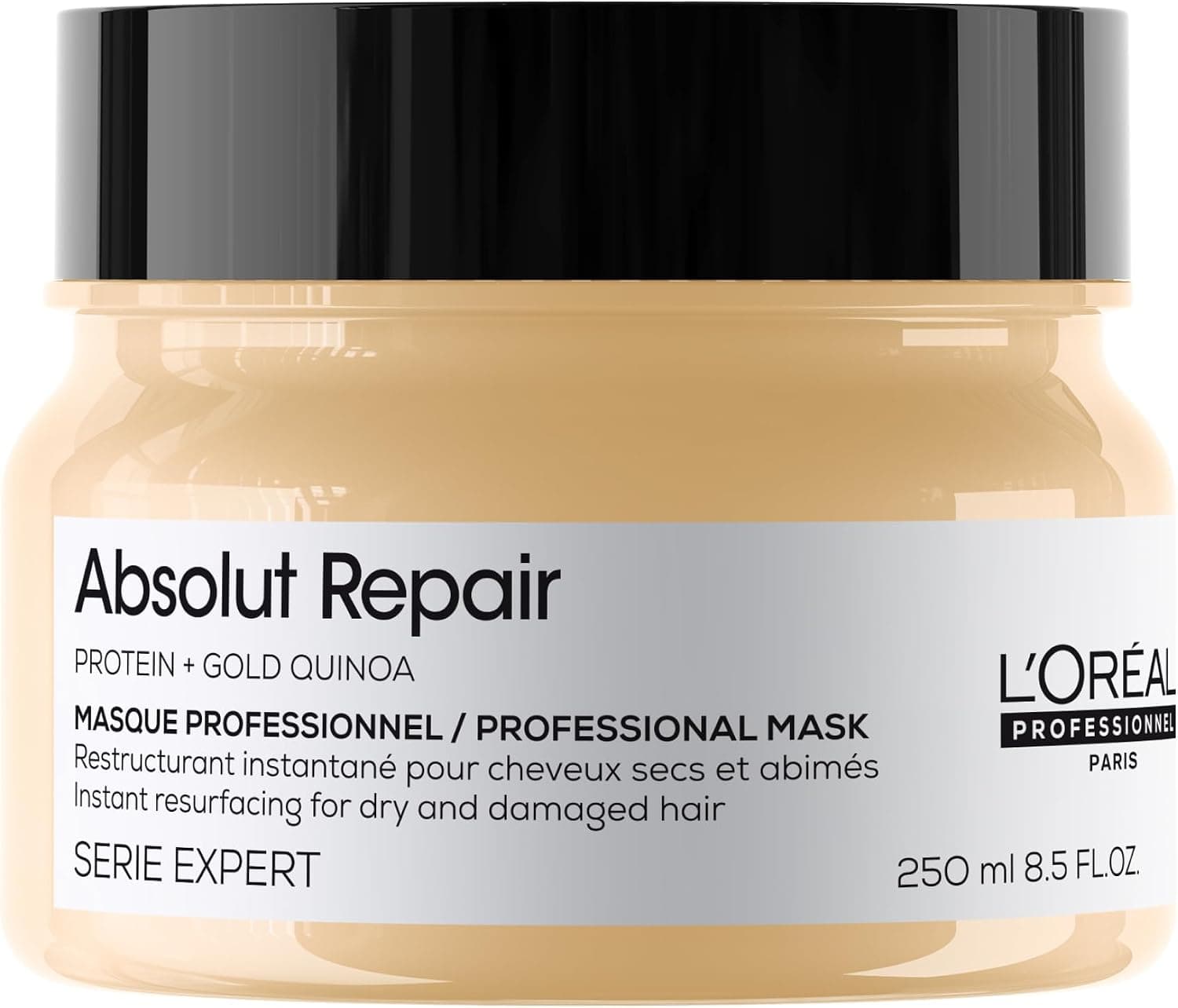 L'Oréal Professionnel, Pour Cheveux Secs & Abîmés, Répare & Restructure Instantanément, Protège & Nourrit la Fibre, Absolut Repair, Série Expert