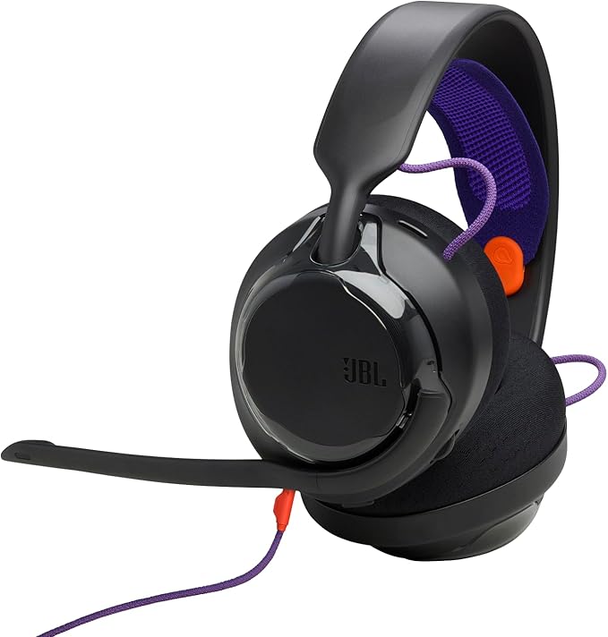 JBL Quantum 250 Wired Gaming Headset, JBL Quantum Space Sound, Noise Cancelling Mic, 3.5mm Cable, Replaceable Parts, Compatible with Apple, PC, Xbox, PlayStation, Nintendo Switch, Black - Image 1
