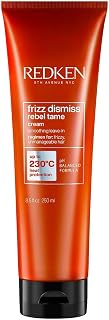 REDKEN - Soin Anti-Frisottis & Protecteur De Chaleur - Sans Sulfates - Huile de Babassu & Complexe Lissant - Cheveux Rebelles & Indisciplinés - Frizz Dismiss Rebel Tame - 250 ml - Image 1
