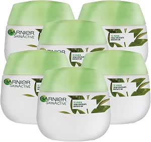 GARNIER SkinActive Green Tea Moisturizing Face Cream with Mattifying Effect, Dermatologically Tested Formula 48 Hours, Long Lasting, with 96% Natural Ingredients - Image 1