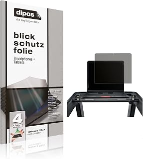 dipos I Protection écran de Confidentialité compatible avec Technogym Artis Run Protecteur d'écran Privacy Anti-Espion - Image 1