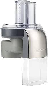 Kenwood AT340 Slicer Grater 7 Discs Brushed Stainless Steel for Chef and Major Robot, Stainless Steel, Grey - Image 1