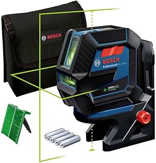 Bosch Professional Niveau Laser GCL 2-50 G (faisceau vert, d'intérieur, support RM 10, portée visible : jusqu’à 15 m, 4x piles AA, dans une boîte en carton) - Image 1
