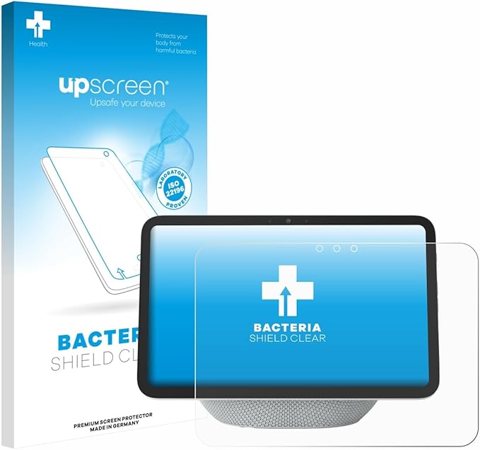 upscreen Protection Ecran Antibactérien pour Amazon Echo Show 8 2025 (4ème Gen.) Film Protecteur, Anti-Rayures - Image 1