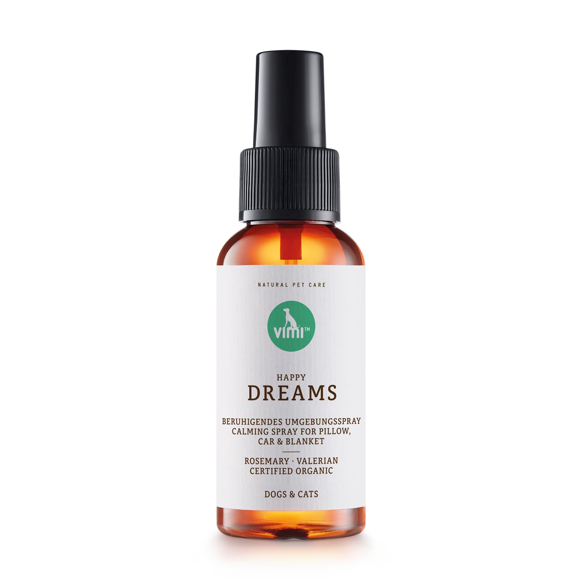animaux vimi – Happy Dreams I Spray for the Basket and the Environment for Dogs and Cats I Calming Effect and Feeling of Wellness thanks to Rosemary and Valerian - Image 1