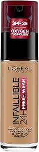L'Oréal Paris Infallible Fluid Foundation 24 Hours Fresh Wear - All Skin Types - Shade : Golden Amber (290) - 30 ml - Image 1