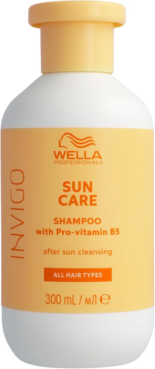 Wella Professionals INVIGO SUN CARE Shampoing réparateur après-soleil, Après-shampoing express et UV Spray protection - Image 1