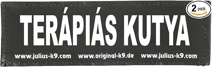 Julius-K9 162lr-k-43447, Original Interchangeable Patches for Harnesses, Size: Small, 1 Pair, Terápiás Kutya - Image 1