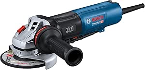 Bosch Professional meuleuse angulaire filaire GWS 17-125 PS (PROtection switch, filtre à poussière, poignée auxiliaire Vibration Control, capot de protection et capot clipsable) - Image 1