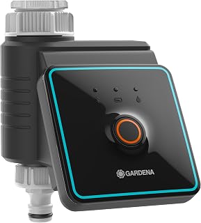 Gardena Commande d'arrosage avec appli Bluetooth®: Arrosage automatique pour le jardin et le balcon, configurable via l'appli, cycles d'arrosage en 3 programmes horaires, portée de 10 m (01889-20) - Image 1