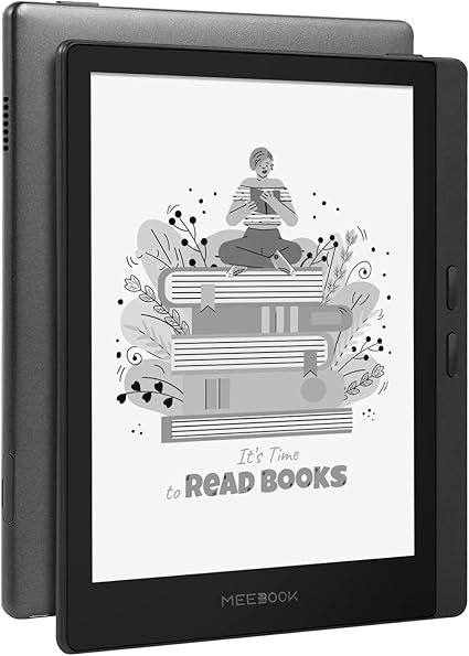 Meebook E-Reader M7 | 6.8' Eink Carta Bildschirm | 300PPI Smart Light | Android 11 | Ouad Core Prozessor | Out Speaker | Support Google Play Store | 3GB+32GB Speicher | Micro-SD Slot | Grey - Image 1