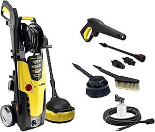 STM 160 WPS Plus Pressure Washer with Washing Programs and Fixed Brush, Rotary Brush, Floor Cleaning Accessory, Power 160 Bar Max, Flow Rate 510 L/h Max, Motor 2500W - Image 1