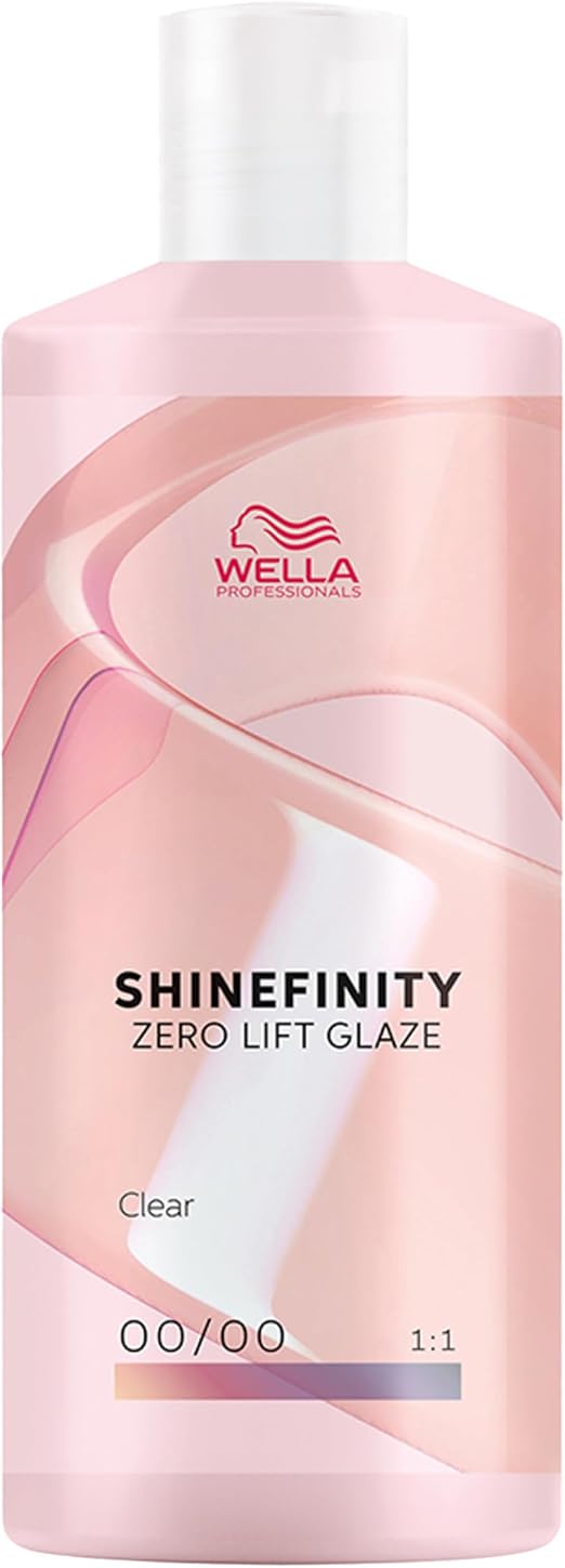 Wella Shinefinity Zero Lift Glaze Crystal Glaze 00/00 500ml - Semi-Permanent Hair Colour - Image 1