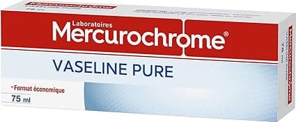 MERCUROCHROME Vaseline Pure – Tube – Multi-purpose – Facilitates the action of gliding – Travel Size – Easy to Carry – 75 ml – Made in France