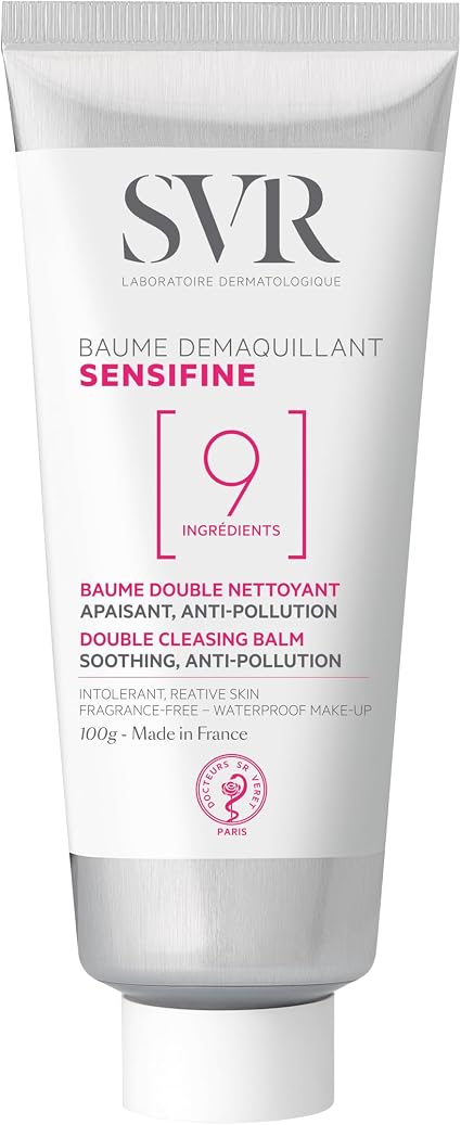SVR - Sensifine Cleansing Balm - Sensifine Range - Soothing and Anti-Pollution Cleansing Balm - For sensitive, reactive or intolerant skin - Shea Butter, Coconut Oil - 100g - Image 1