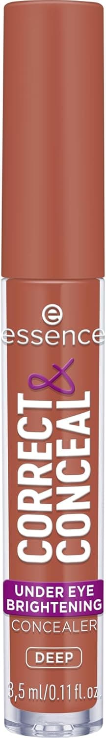 Essence Cosmetics Correct et Conceal Under Eye Brightening Concealer Anti-Cernes, Éclaircissant, Correction des Couleurs, Naturel 3.5 ml