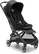 Bugaboo Butterfly Poussette de voyage ultra compacte, légère, pliage en une seconde, poussette de ville très spacieuse pour bébés et jeunes enfants, maniable et confortable, Nuit Noir - Image 1