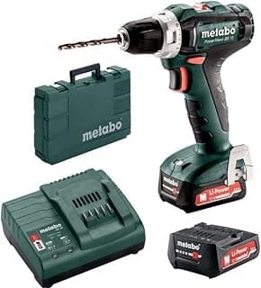 Metabo POWERMAXX BS 12 1400 tr/min Sans clé 1 kg Noir, Vert, Rouge, Argent