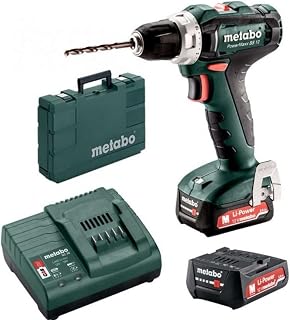 Metabo POWERMAXX BS 12 1400 tr/min Sans clé 1 kg Noir, Vert, Rouge, Argent - Image 1