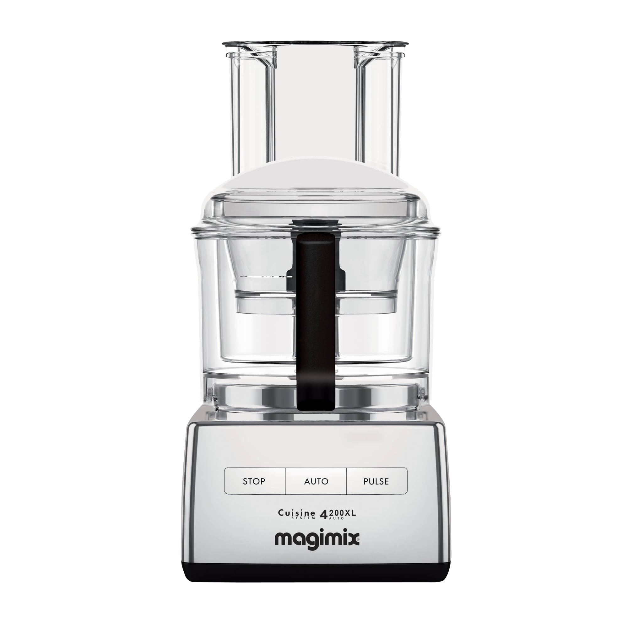 Magimix 3L CS 4200 XL Multifunction Food Processor - Chopper, Blender, Juicer, XL Bowl - Shiny Chrome - Image 1