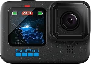 GoPro HERO12 Black - Waterproof Action Camera with Ultra HD 5.3K60 Video, 27MP Photos, HDR, 1/1.9" Image Sensor, Live Stream, Webcam, Stabilization - Image 1