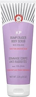 First Aid Beauty FAB, KP Bump eraser, Gommage pour Corps Corporel Exfoliant avec 10% D’AHA (226 g), Pour Peaux Associée à la Kératose Pilaire et Sensibles, Élimine et Exfolie, Mixtes à Grasses