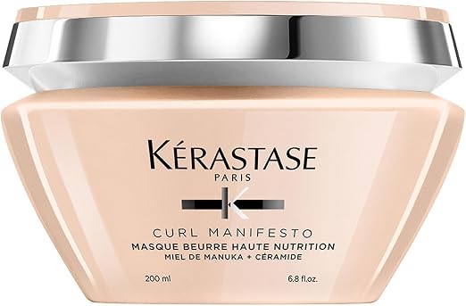 KÉRASTASE Curl Manifesto - High Nutrition Butter Mask - Extra Rich Hair Mask - Repairs & Strengthens - Manuka Honey & Ceramides - Curly Hair - Curly & Kinky - 200 ml - Image 1