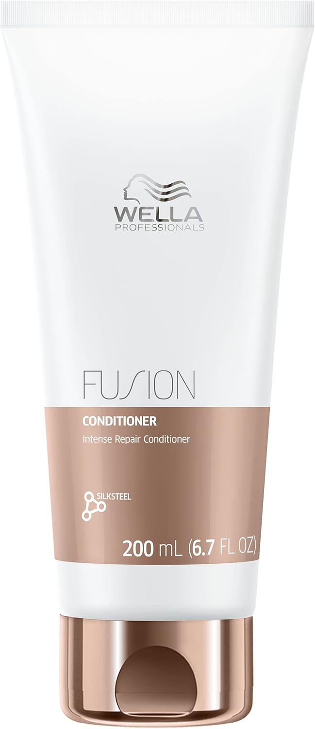 Wella Professionals Fusion Après-shampoing Reparation Intense - Après-shampoing démêlant et lissant pour cheveux abîmés et fragilisés - Apporte brillance et prévient la casse - Image 1