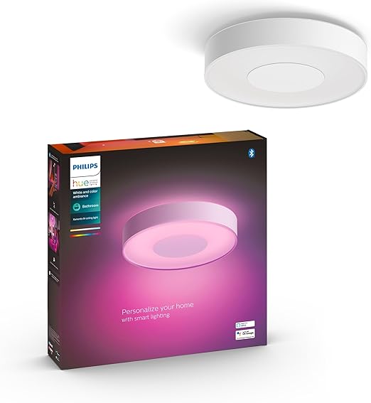 Philips Lighting 915005997801 Hue White and Color Ambiance, Xamento Medium Ceiling Light, White - Image 1